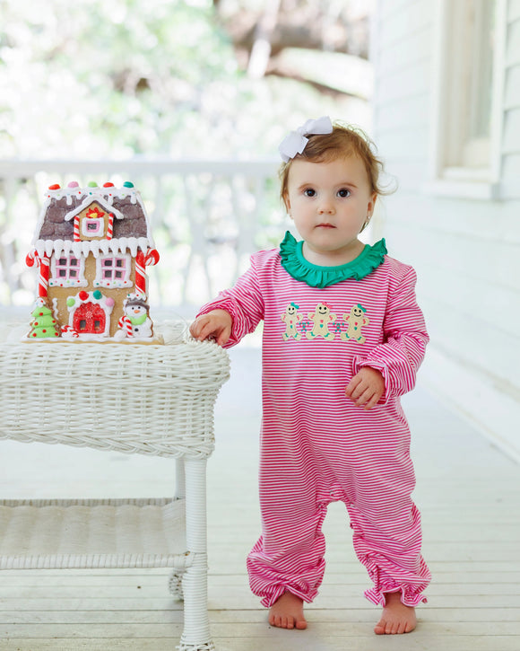 Sweet Christmas Treat Ruffle  Romper Pre-Order (ETA NOVEMBER)