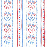 Red, White & Blue Twirl Dress