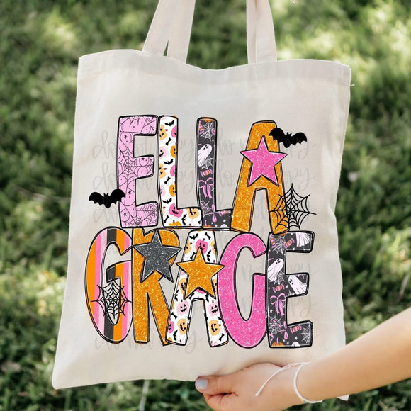 Halloween Personalized Tote Bag (ETA 4 Weeks)