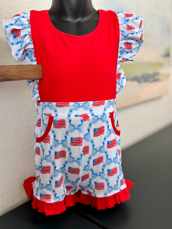 Freedom & Bows Romper
