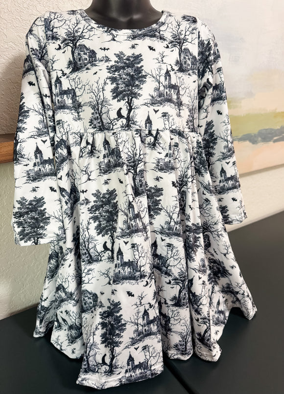 Home Sweet Haunted Home Twirl  Dress