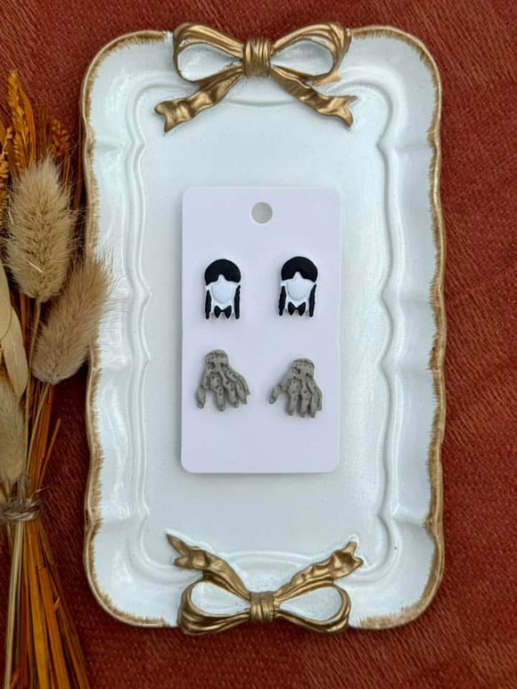 Adam’s Family Clay Earrings (ETA 3 WEEKS)