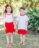 Jellybean Freedom And Fireworks Boy Short Set