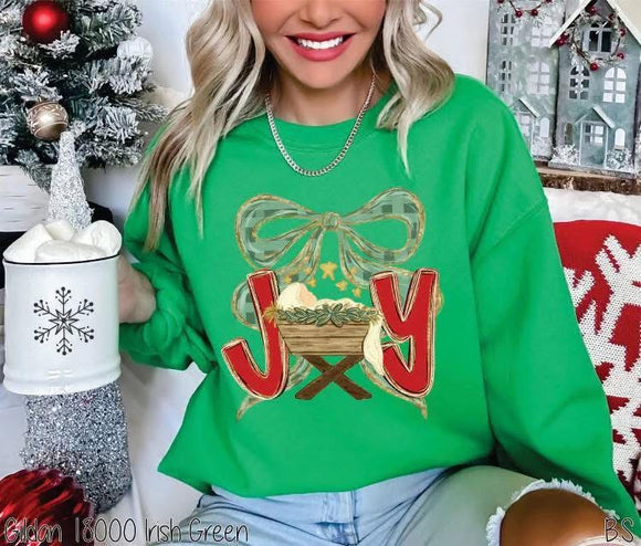 Joy Nativity Sweatshirt (ETA 5 Weeks)