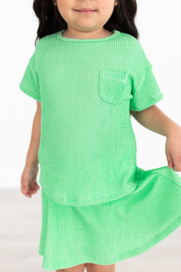 Seafoam Green  Scrunchy Top Mila And Rose Pre-Order (ETA 3 WEEKS)