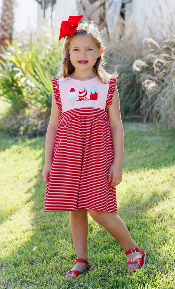 Jellybean Sweet Summer Treat Ruffle Dress