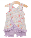 Jellybean Summer Floral Swing Back Bloomer Set